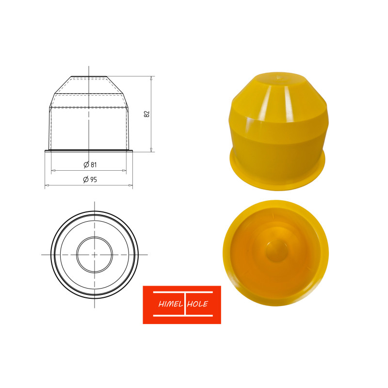 Kapturek ochronny do zaczepu K80 fi 80 mm hhzo