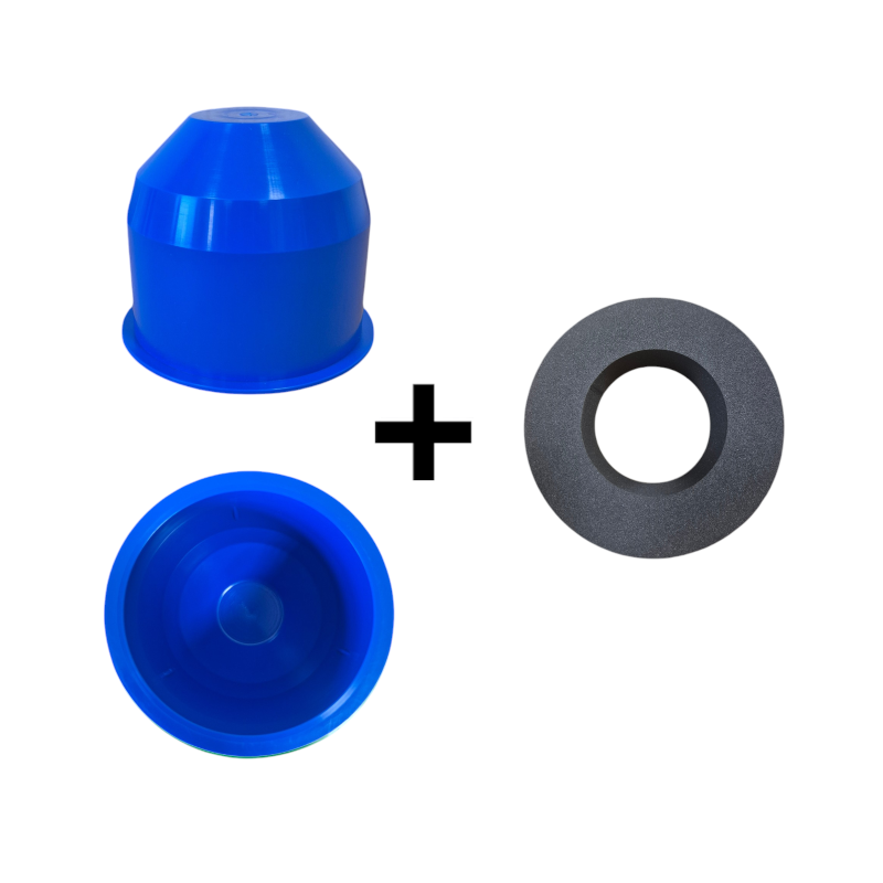 Osłona przeciwkurzowa/osłona kuli K80 fi 80mm plus pierścień zaczepu K80