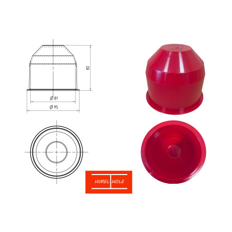 Kapturek ochronny do zaczepu K80 fi 80 mm hhcz